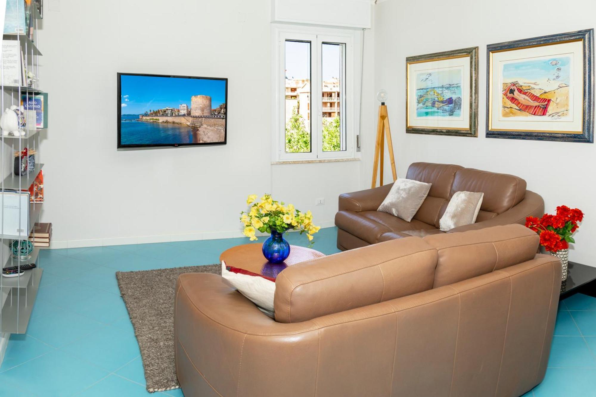 Lovealghero Stanze In Attico Vista Mare Luaran gambar